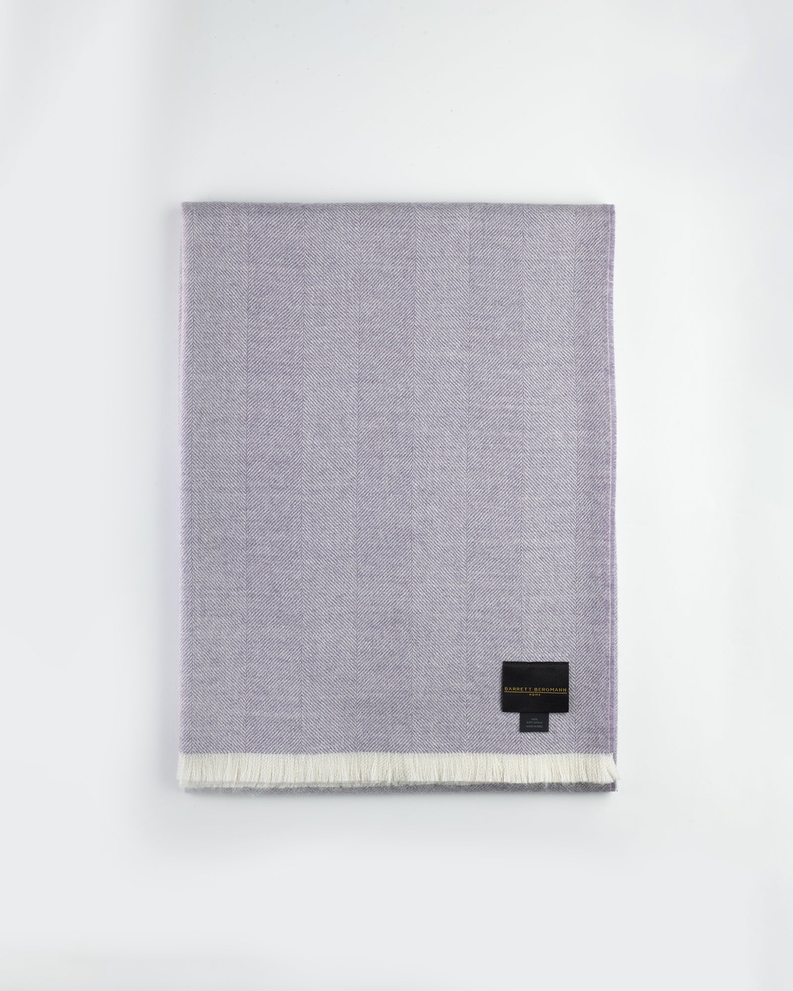 Refined Baby Alpaca Throw Eyelash - Lilac