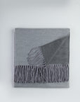 Artisanal Baby Alpaca Throw Small - Charcoal / Slate