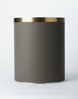 Slate Weave Trash Bin