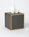 Slate Weave Tissue Box