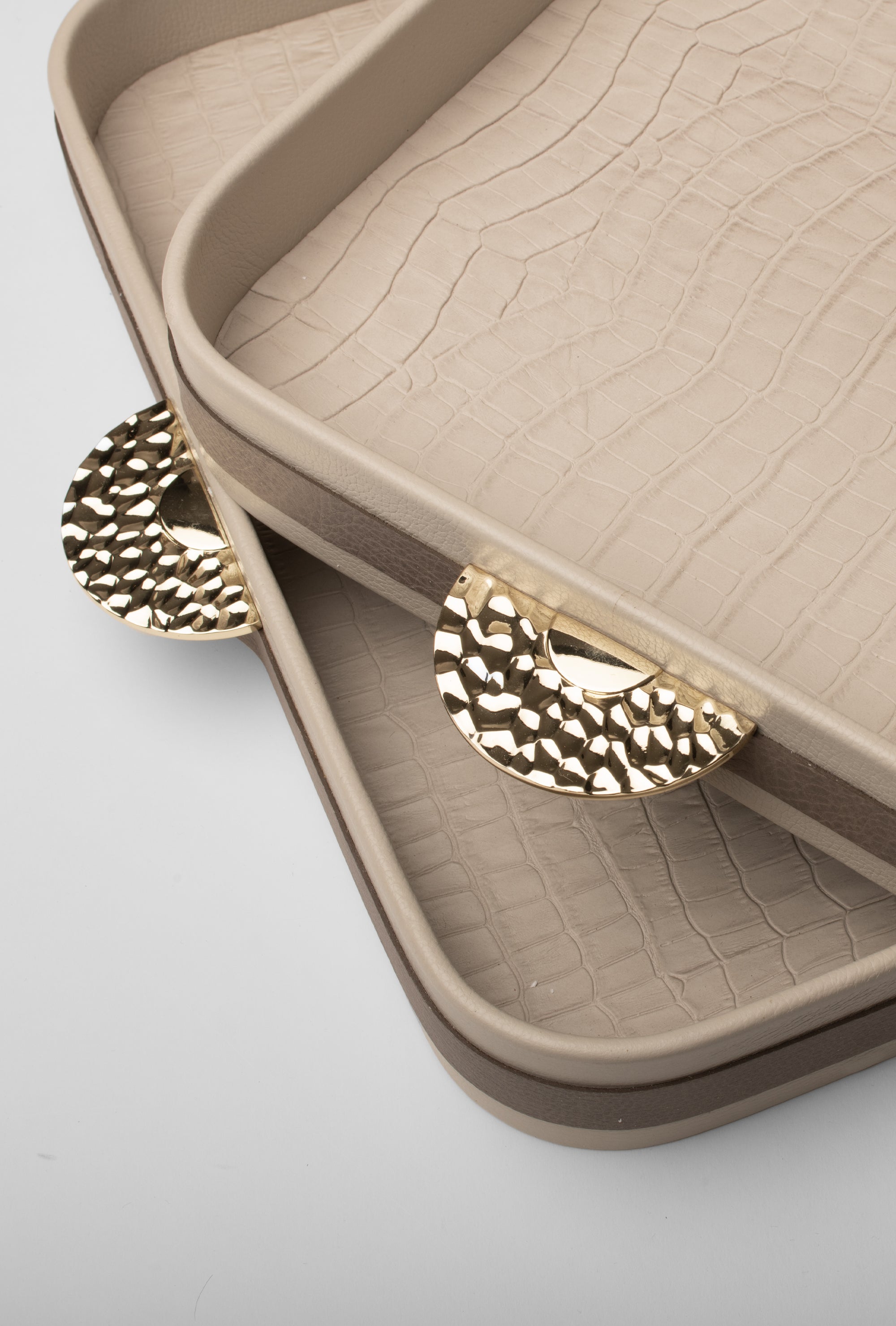 Alabaster Croc Tray