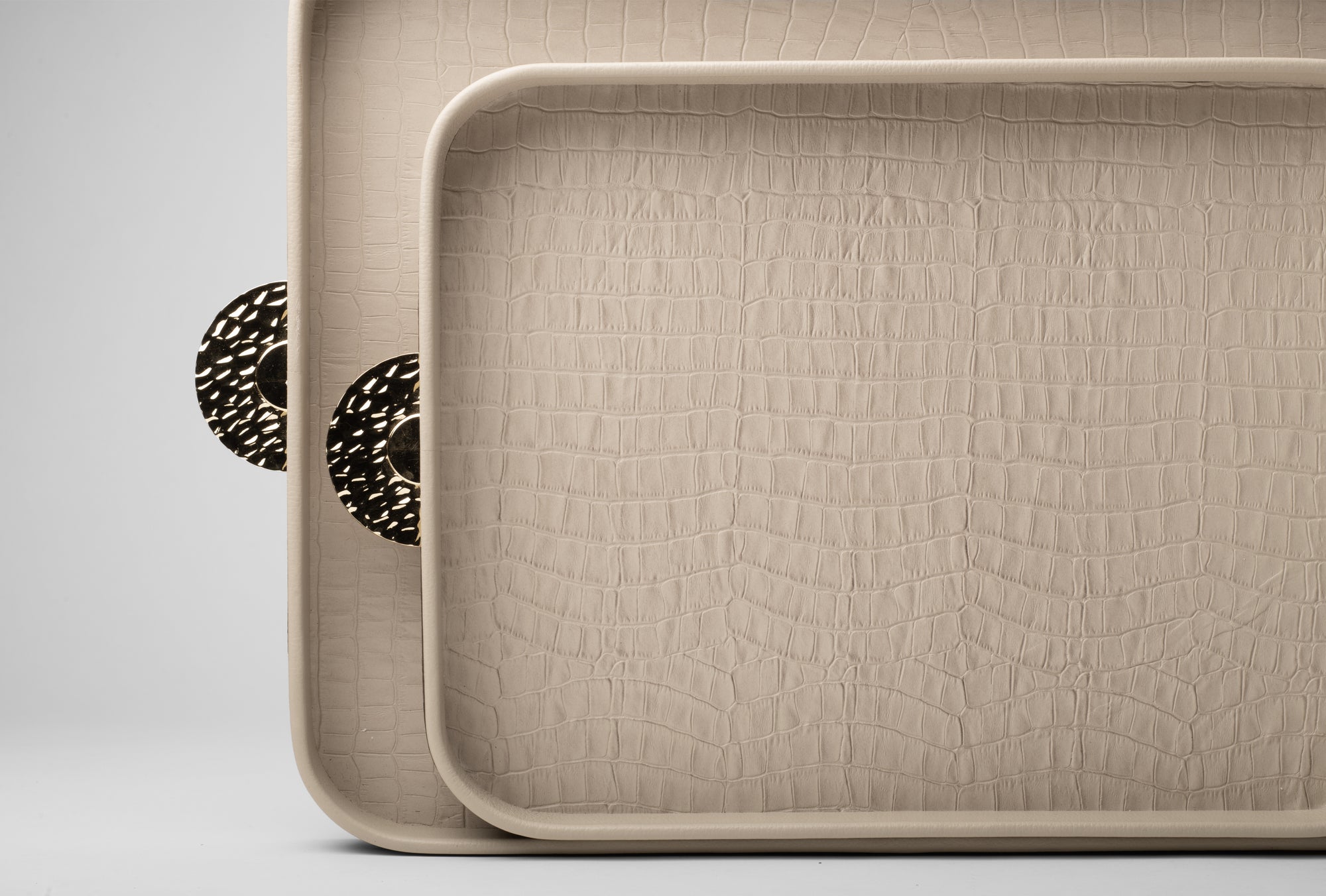 Alabaster Croc Tray