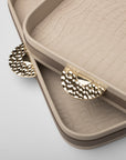 Alabaster Croc Tray