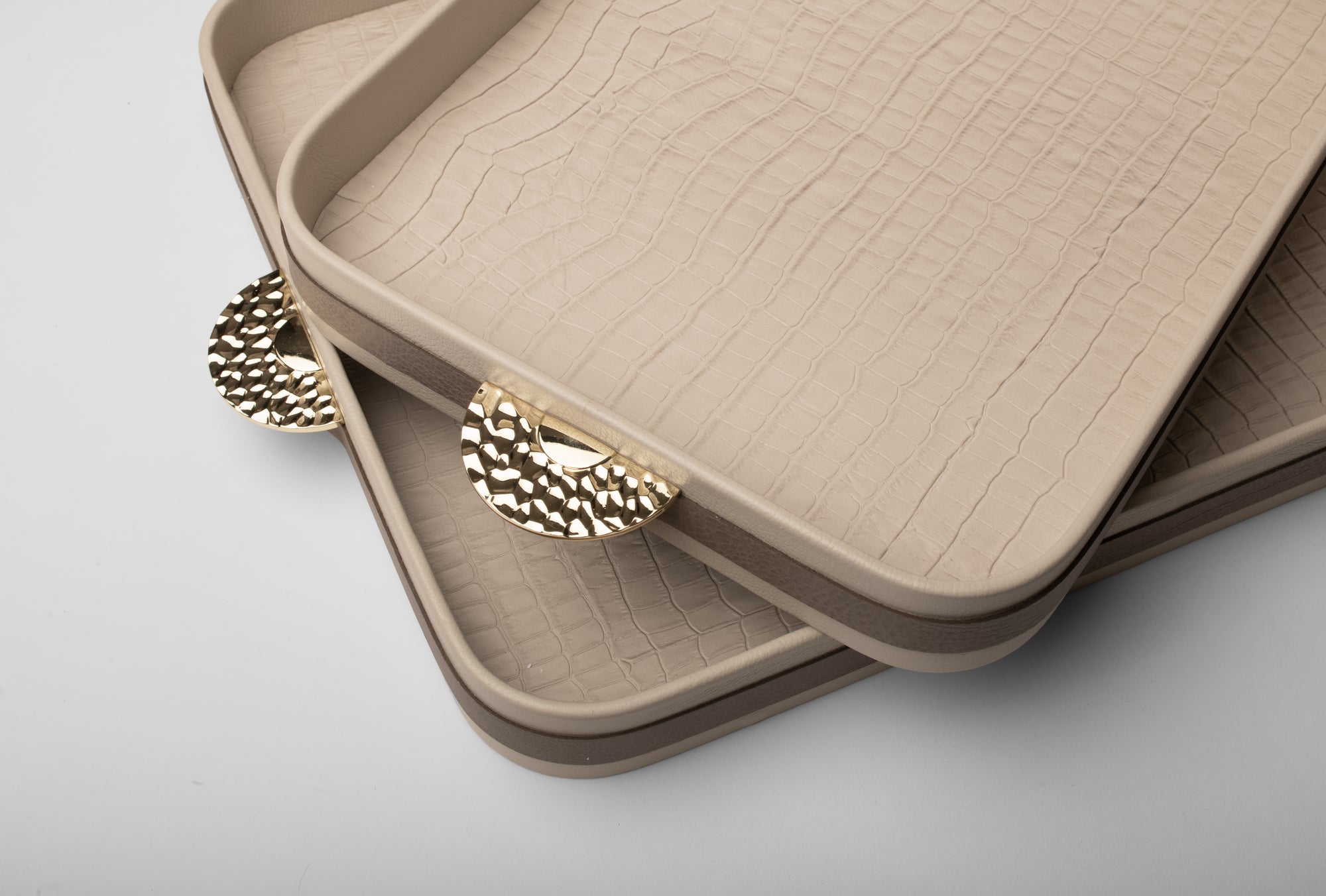 Alabaster Croc Tray