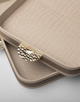 Alabaster Croc Tray