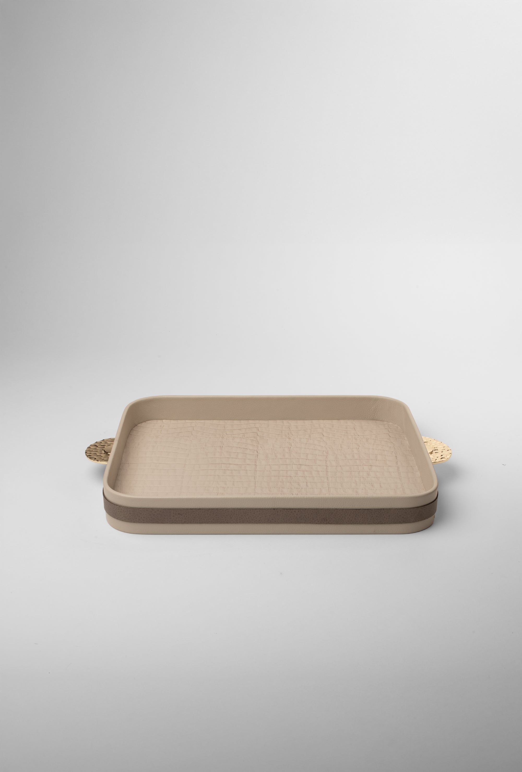 Alabaster Croc Tray