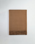 Refined Baby Alpaca Throw Small - Camel