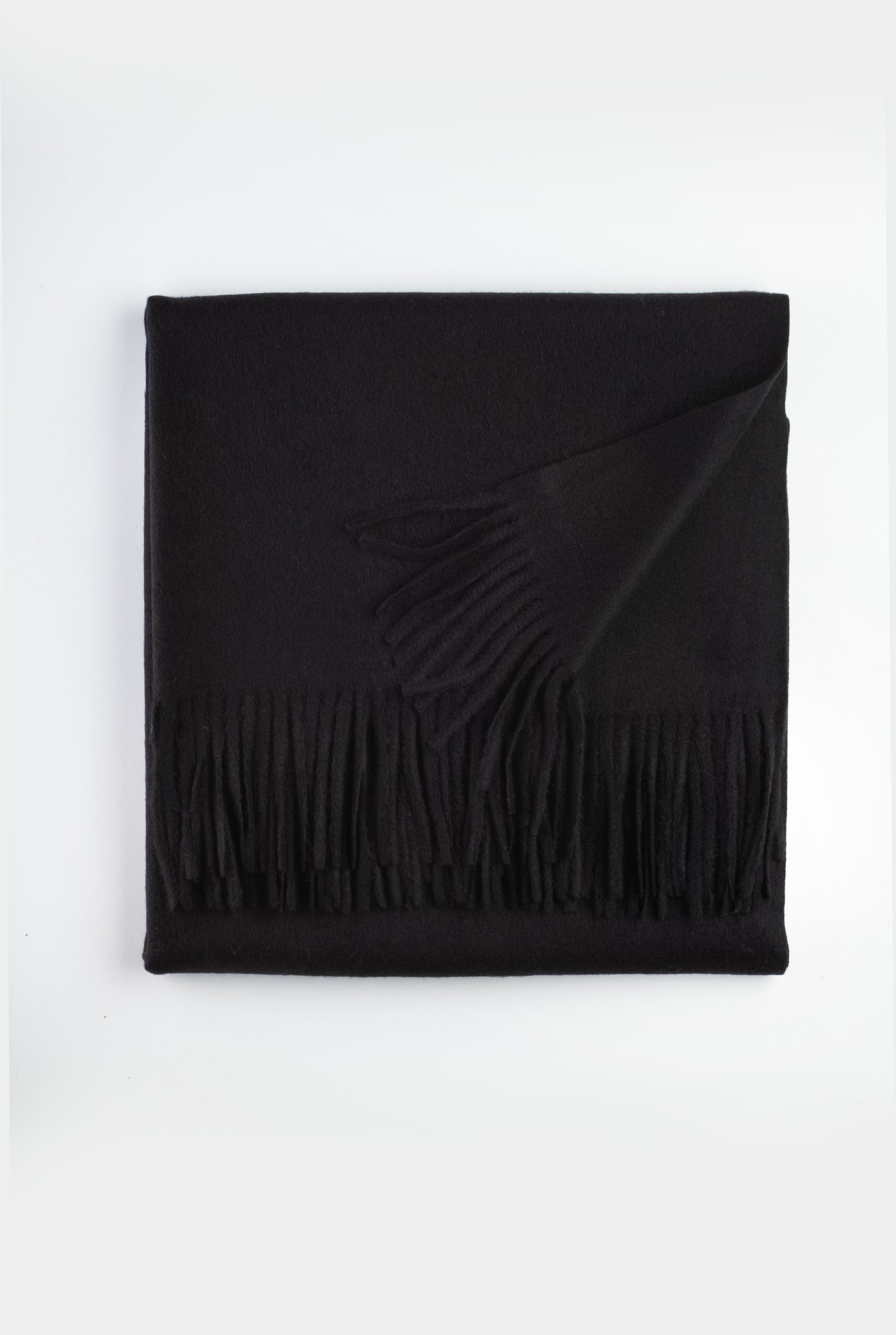 Artisanal Baby Alpaca Throw Small - Black