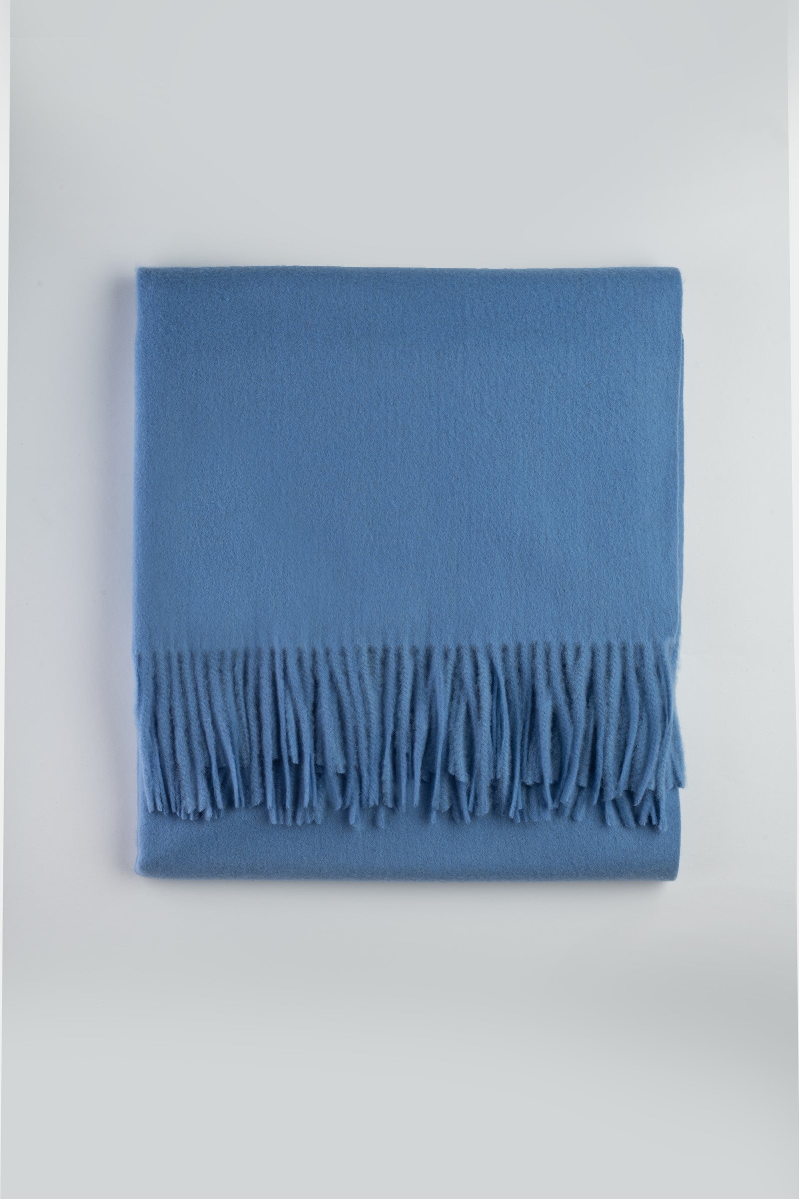 Artisanal Baby Alpaca Throw Small - Blue