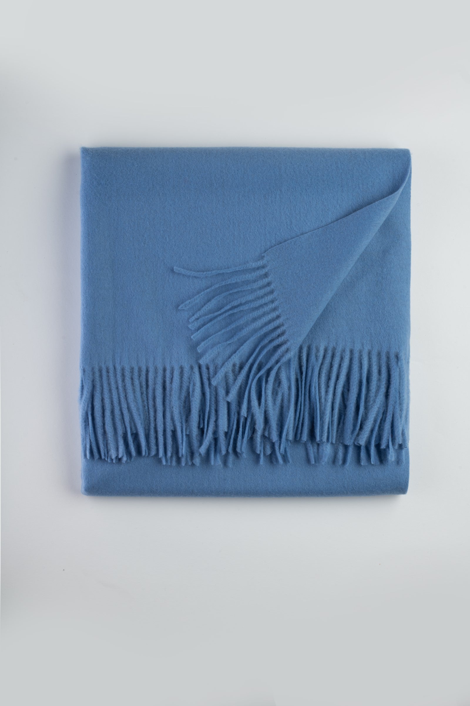 Artisanal Baby Alpaca Throw Small - Blue
