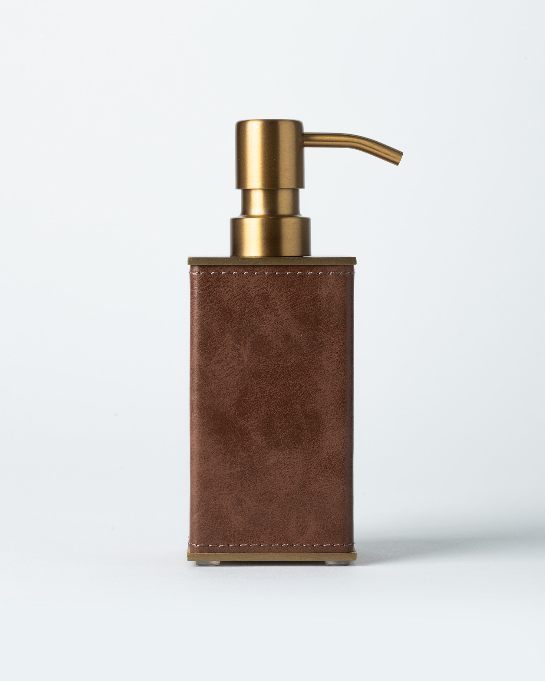 Cognac Bathroom Accessory Set