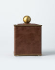 Cognac Bathroom Accessory Set