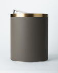 Slate Weave Trash Bin