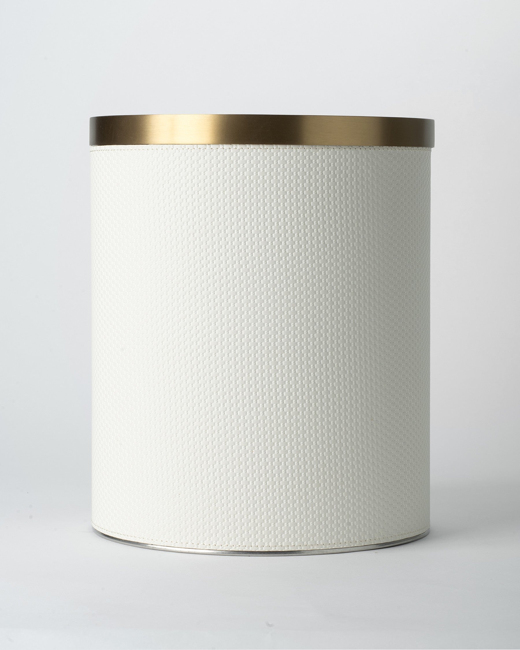 Linen Loom Trash Bin