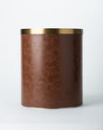 Cognac Trash Bin