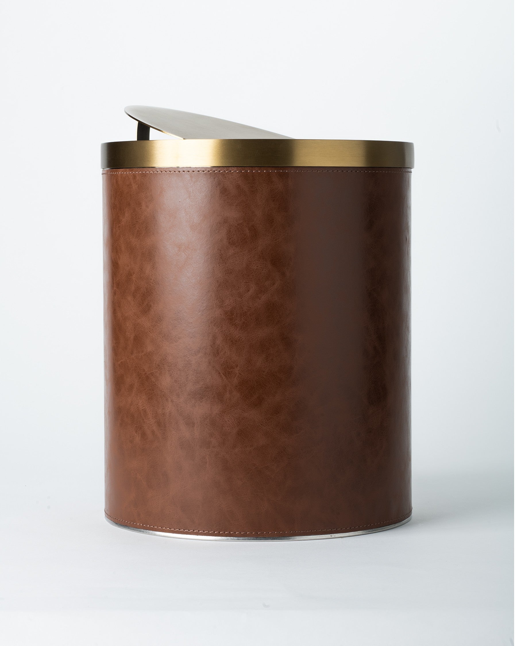 Cognac Trash Bin
