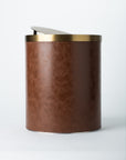 Cognac Trash Bin