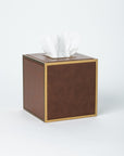Cognac Tissue Box