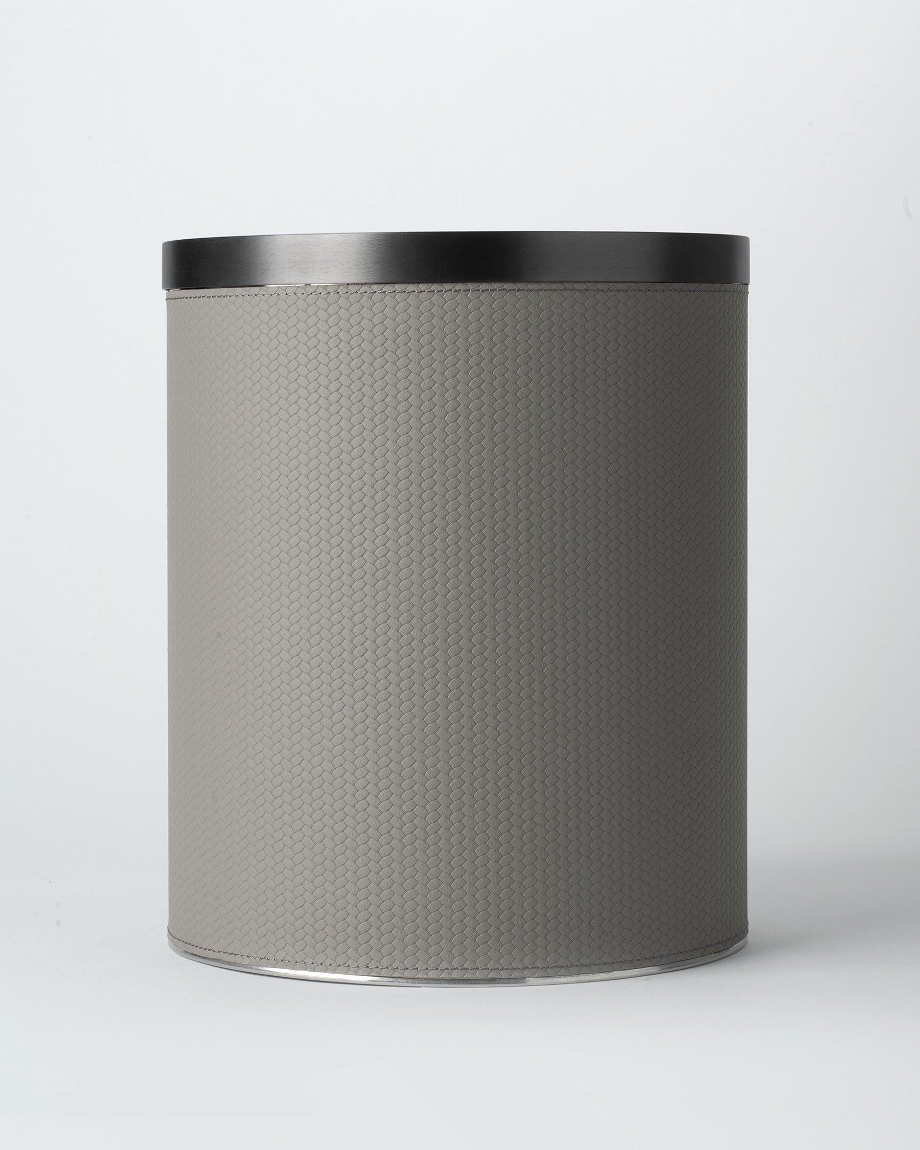 Sterling Weave Trash Bin