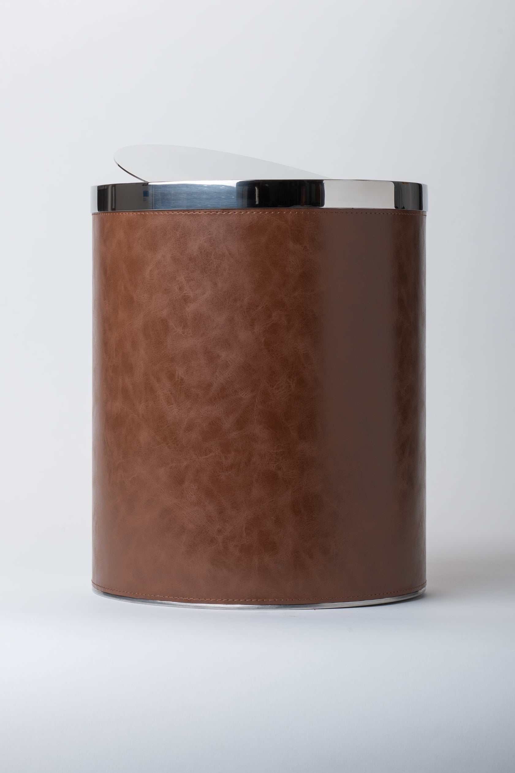 Cognac Trash Bin